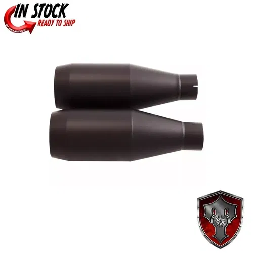 Trask Performance Slip-On Muffler - Black 1811-2901