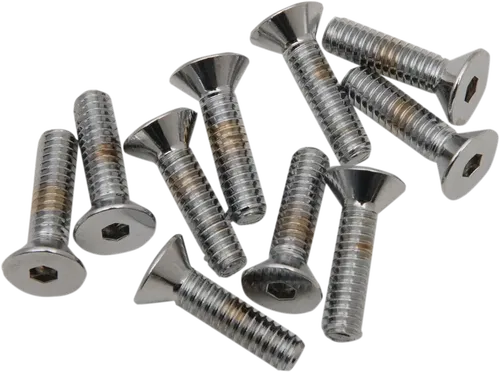 DRAG SPECIALTIES Bolts - Flat-Head - Chrome - Fits 1/4"-20 x 1" MPB367