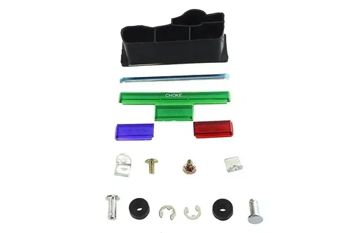 Dash Panel Lens Hardware Kit for Harley  by V-Twin 1975-84 FL / 1980-86 FX