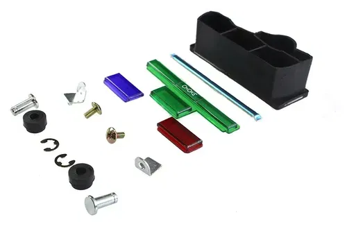 Dash Panel Lens Hardware Kit for Harley  by V-Twin 1975-84 FL / 1980-86 FX