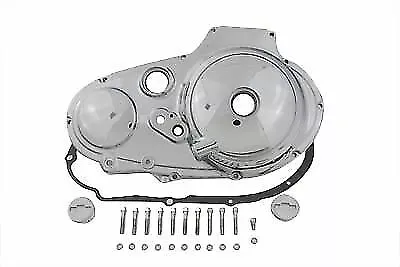 Chrome Outer Primary Cover Kit for Harley Davidson by V-Twin