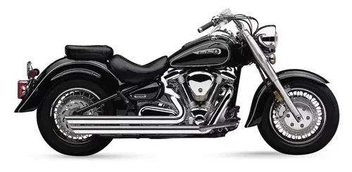Cobra Speedster Slashdown Exhaust for Yamaha RoadStar 1700 2004-2007