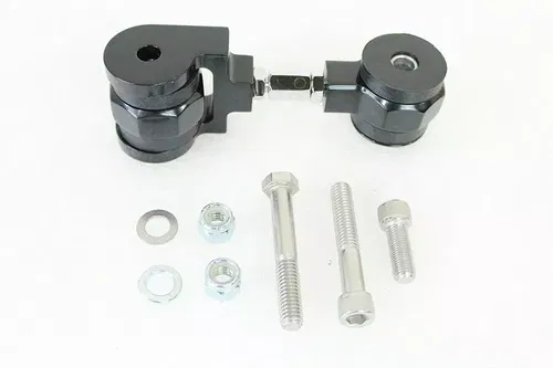 Top Engine Mount Stabilizer Kit Black for Harley Davidson by V-Twin 31-0365