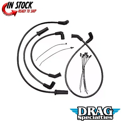 DRAG SPECIALTIES 2104-0408 Spark Plug Wires for 18-23 Softail