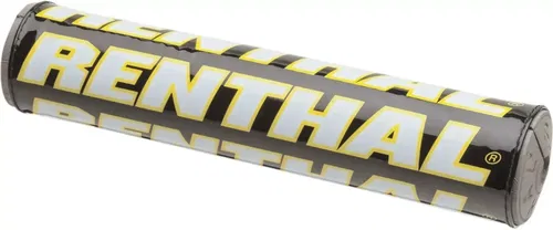 Renthal P287 Team Issue SX Crossbar Pad 9.5in./240mm Black/Yellow/White