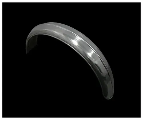 5" Steel Ribbed Fender for Harley Davidson by V-Twin