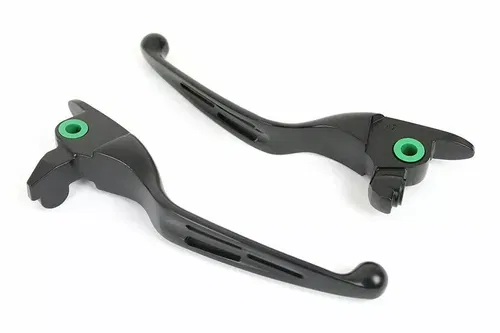 Matte Black 3-Slot Hand Lever Set,for Harley Davidson,by V-Twin 26-0008