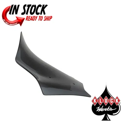 KLOCK WERKS DARK SMOKE FLARE WINDSHIELD 12" HARLEY FLH  KWW-01-0762-DS