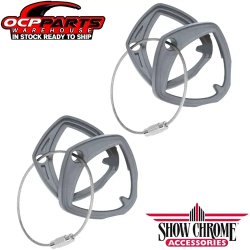 NEW 2010 - 2024 CAN-AM SPYDER RT F3 1330 GRAY SNAP ON KEY COVER SET 41-182E