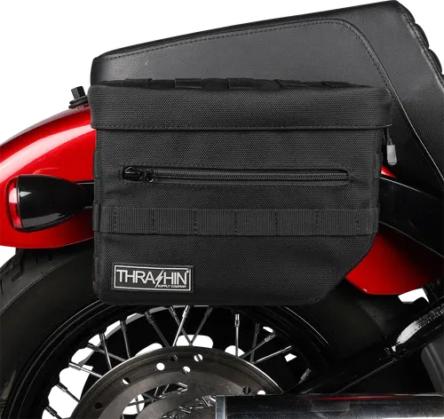 THRASHIN SUPPLY CO. Essential Saddlebags - Black TSB-0006