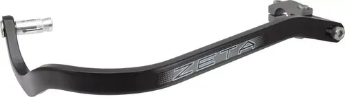 Zeta Drop Down Bend Aluminum Handguards (Pair) for 1 1/8" Handlebars Black
