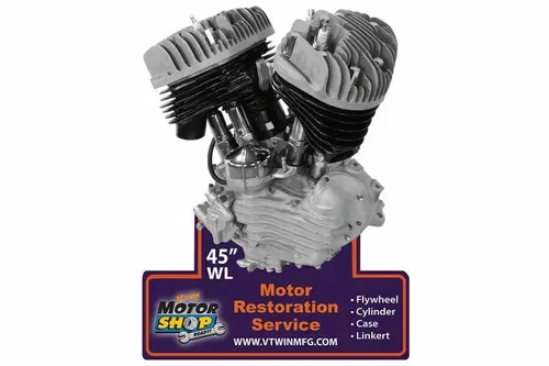 45 Engine Wall Plaque for Harley Davidson by V Twin