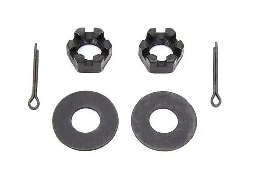 Rear Axle Nut and Lock Kit Parkerized fits Harley-Davidson 32-73 G 2366-6 V-TWIN