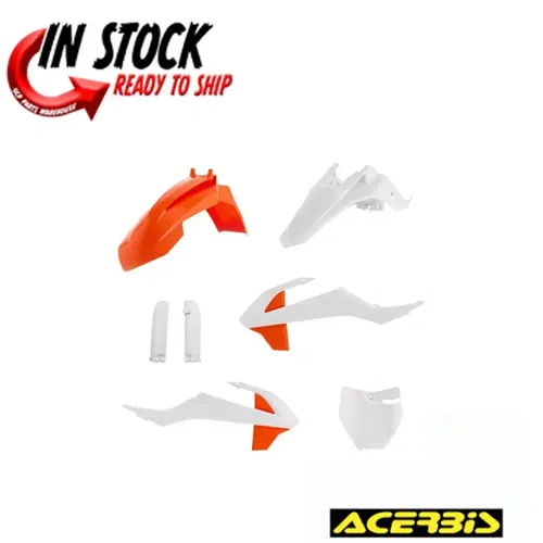 ACERBIS FENDER PLASTICS FULL BODY KIT KTM 2019-2023  23 WHITE/ORANGE 2791527705