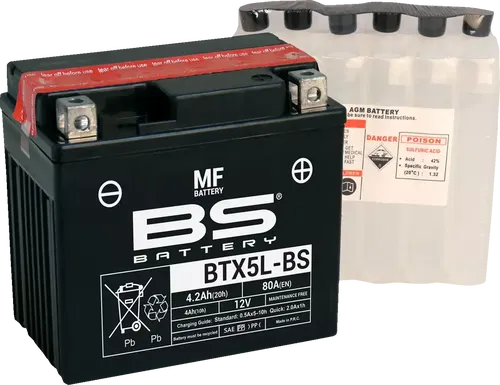 BS BATTERY 300618 Maintenance-Free Battery BTX5L-BS (YTX)