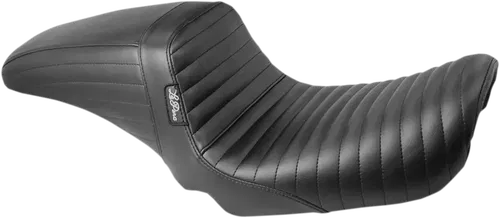 LE PERA Kickflip Fits Seat - Pleated - Black - FXD '06-'17 LK-591PT