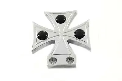 V-Twin Billet Brake Pedal Pad Maltese Style for Harley Davidson