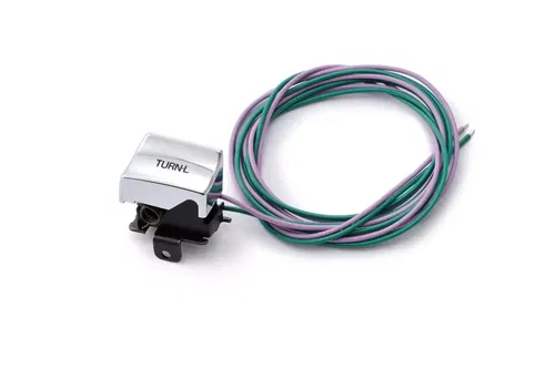 HARDDRIVE Left Turn Signal Switch Assembly Chrome  820-50832