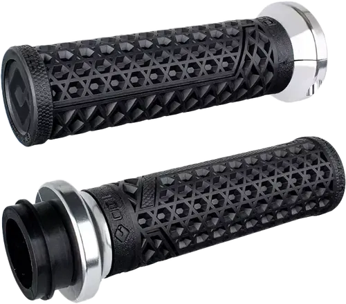 ODI Vans Signature Indian TBW Grips 1" Black/Silver V31VITWB-S