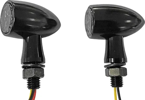 HARDDRIVE LED Turn Signal Turn Signal Black Amber W/ Smoked Lens  820-55556