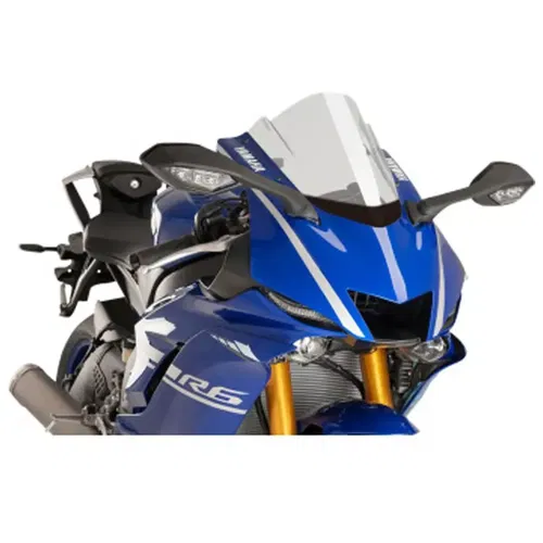 PUIG Z-RACING WINDSCREEN  CLEAR  14-1/4" YAMAHA 2022-2024 R7 / 17-2020 YZF-R6