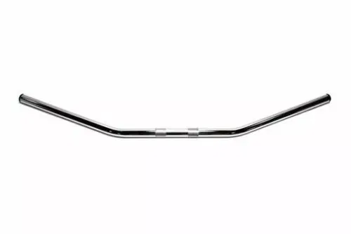 Chrome Drag Handlebar with Indents for Harley Davidson by V-Twin