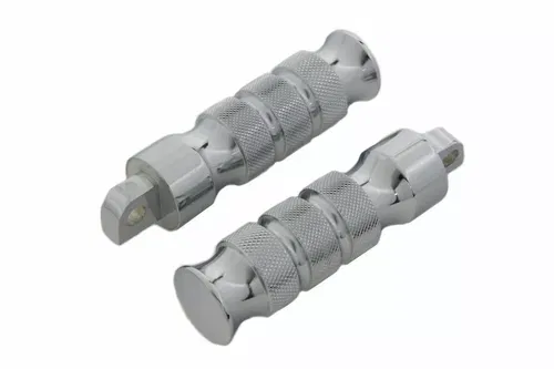 Convex Knurled Footpeg Set for Harley Davidson by V-Twin