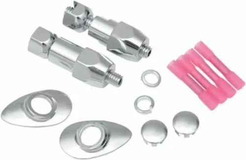 Rear Turn Signal Relocation Kit Chrome Harley Softail Standard Fat Boy Springer