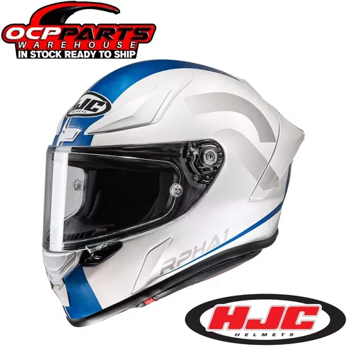 NEW! HJC RPHA 1N Senin Large White/Blue Motorcycle Helmet