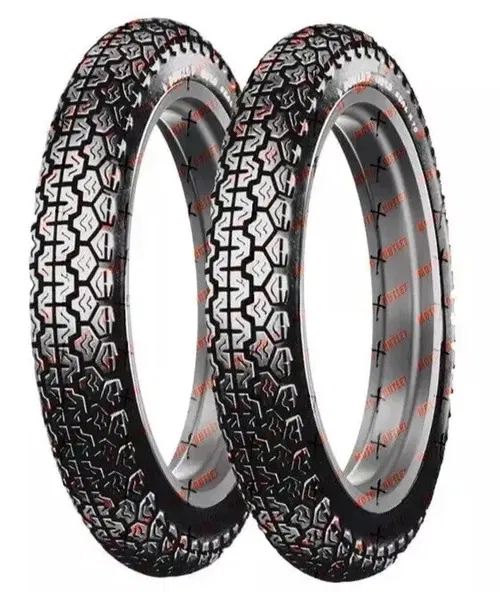 Dunlop K70 Front 3.25-19 Rear 4.00-18 Tire Set Motorcyle Tires Vintage