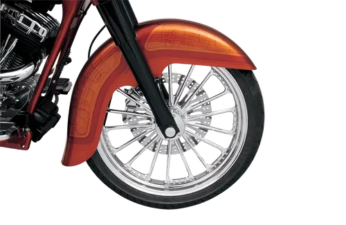 KLOCK WERKS Benchmark Front Fender Kit - Non-Raked - Steel - 21"