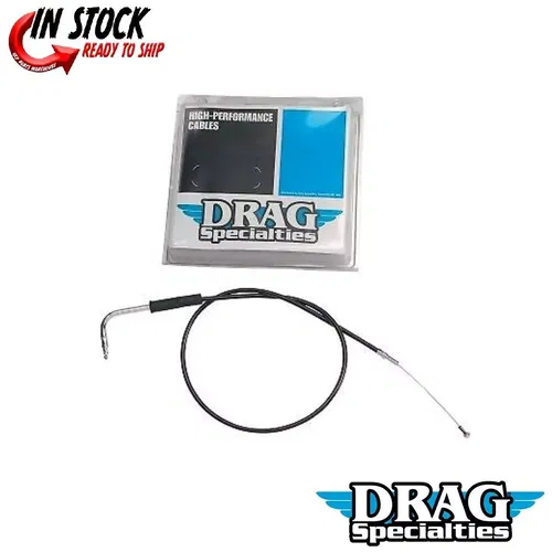 DRAG SPECIALTIES 0651-0161 Black Vinyl Idle Cable 39-1/2"