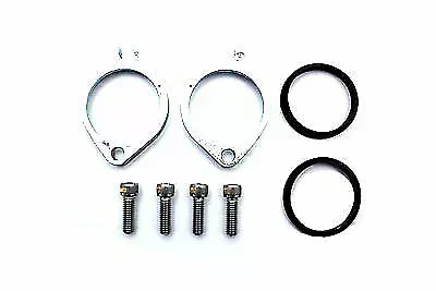 Intake Manifold Flange Kit Natural Finish for Harley Davidson by V-Twin