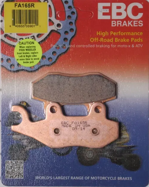 EBC R Series Long Life Sintered Brake Pads FA165R