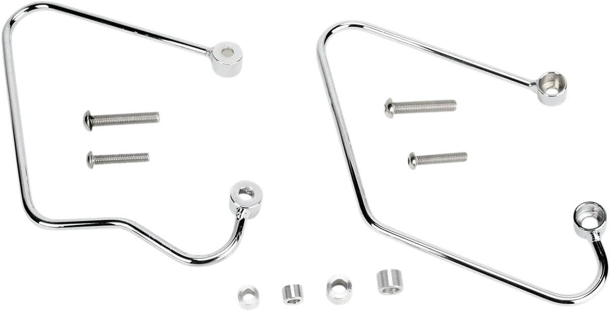 COBRA Saddlebag Supports - Chrome - Fits Honda VTX 02-6150