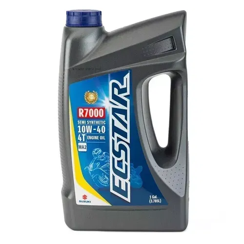 Suzuki R7000 ECSTAR Semi Synthetic 10W-40 4T Engine Oil 1 Gallon 990A0-01E30-01G