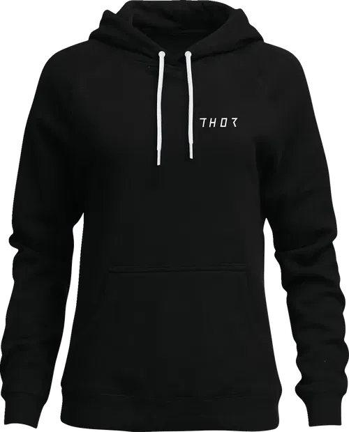 THOR Fits Women's Trax Pullover Hoodie - Black - Medium 3051-1236