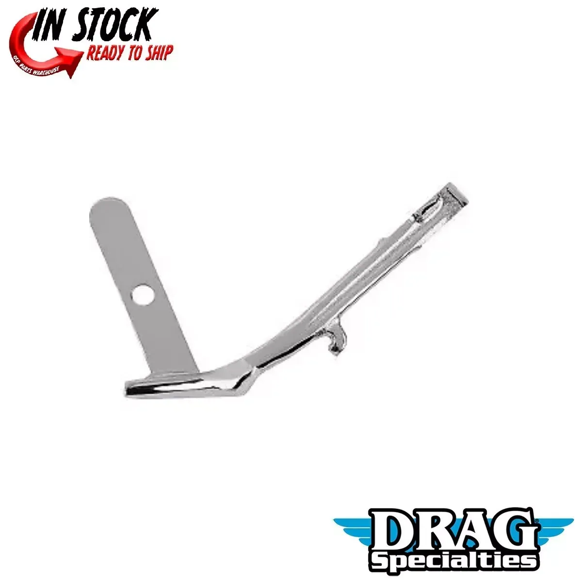 Drag Specialties 0510-0525 Chrome Kickstand 1" Under Stock for 18-21 Heritage