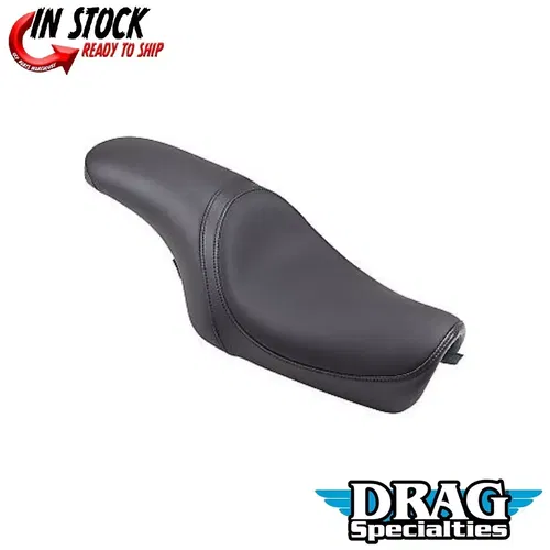 Drag Specialties Predator 2-Up Solar Reflective Black Seat for Sportster 04-20