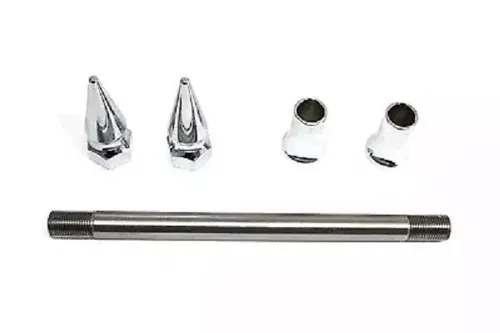 Chrome Front Axle Kit fits Harley Davidson 44-0211