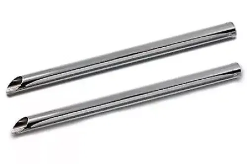Chrome 30 inch Straight Exhaust Pipe Extension fits Harley Davidson 30-0314
