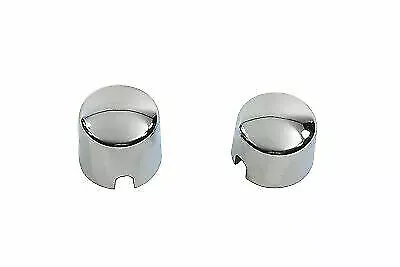 Harley Davidson by V-Twin Chrome Rear Axle Nut Cover Set