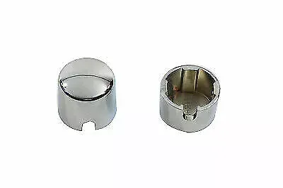 Harley Davidson by V-Twin Chrome Rear Axle Nut Cover Set