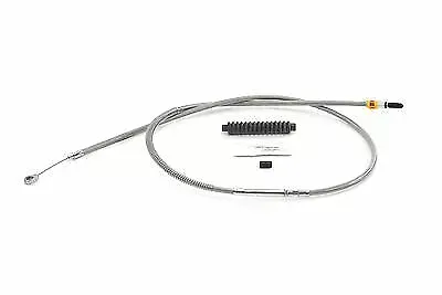 V-Twin 67.75" Braided Stainless Steel Clutch Cable 36-0758