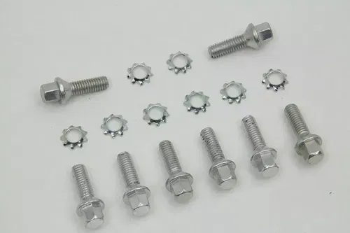 Cadmium Tappet Block Screw Set for Harley Davidson by V-Twin
