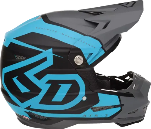 6D HELMETS ATR-2 Torque Helmet MOTOCROSS Large Cyan/Gray