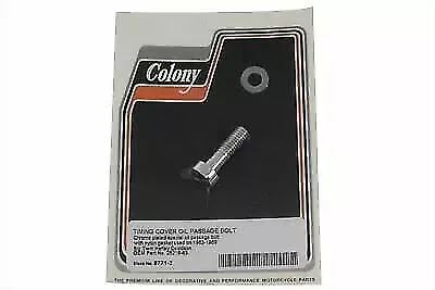 Harley Davidson by V-Twin Oil Passage Bolt Chrome