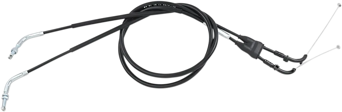 MOTION PRO Black Vinyl Throttle Cable - Push/Pull - Fits '92-'01 Suzuki DR