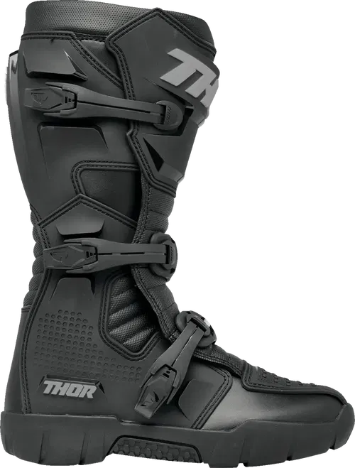 THOR Blitz Fits XR Trail Boots - Black/Gray - Size 8 3410-3128