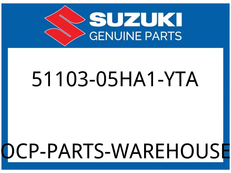 Suzuki OEM Part 51103-05HA1-YTA DAMPER ASSY,FRONT RH (BLACK)